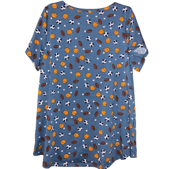 NWOT Lularoe orange graphic cactus desert classic t plus size 3X - Picture 2 of 3